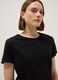 Black pure cotton short sleeve T-shirt regular fit_0