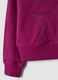 Purple pure cotton crew-neck sweatshirt with stars_2