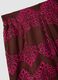 Multicolour pure cotton shorts with openwork embroidery, regular fit_5
