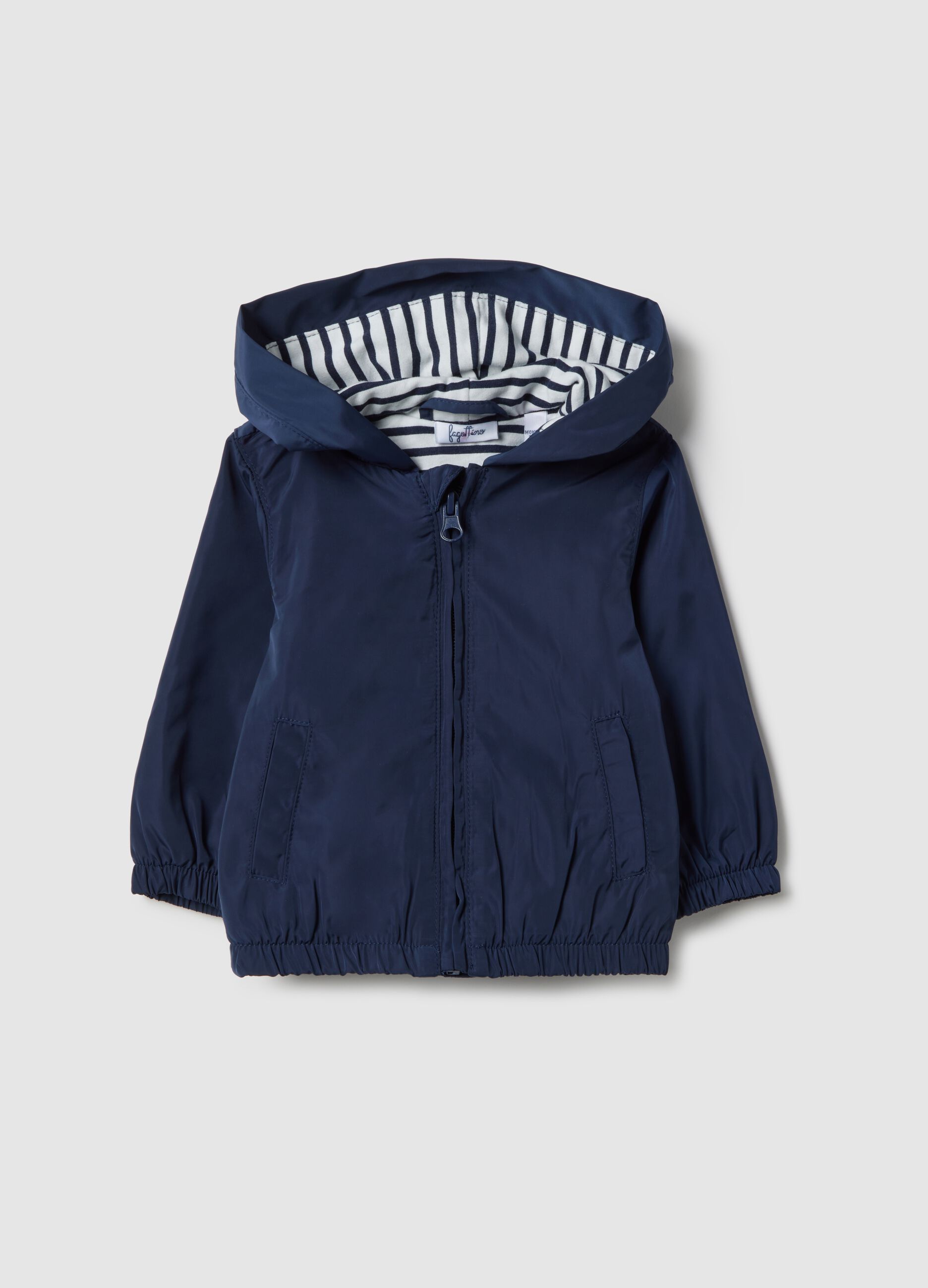 Blue Regular Fit Hoodie for Babies