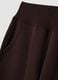 Brown fleece cotton-blend straight-fit trousers_1