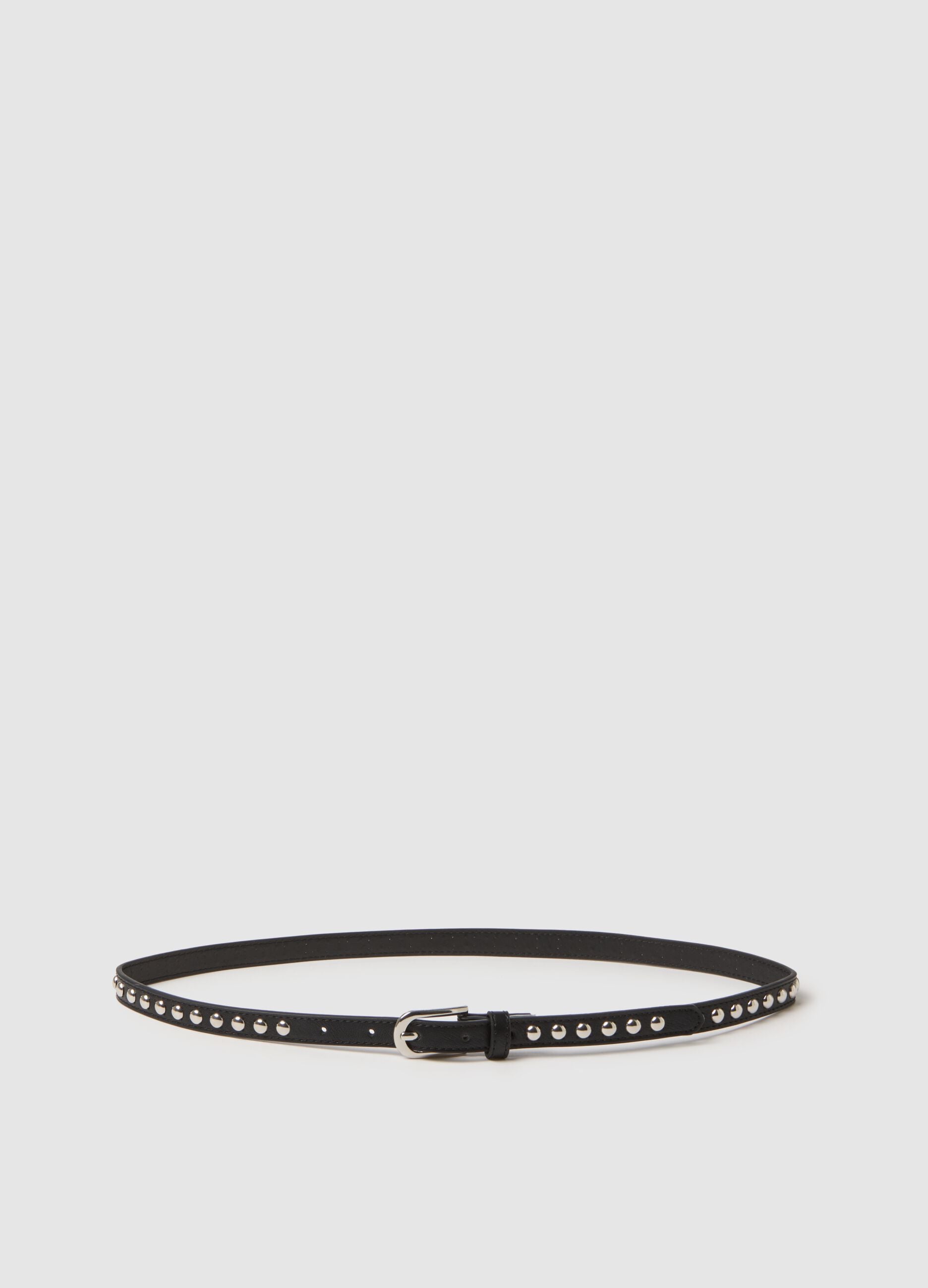 Black belt with silver studs