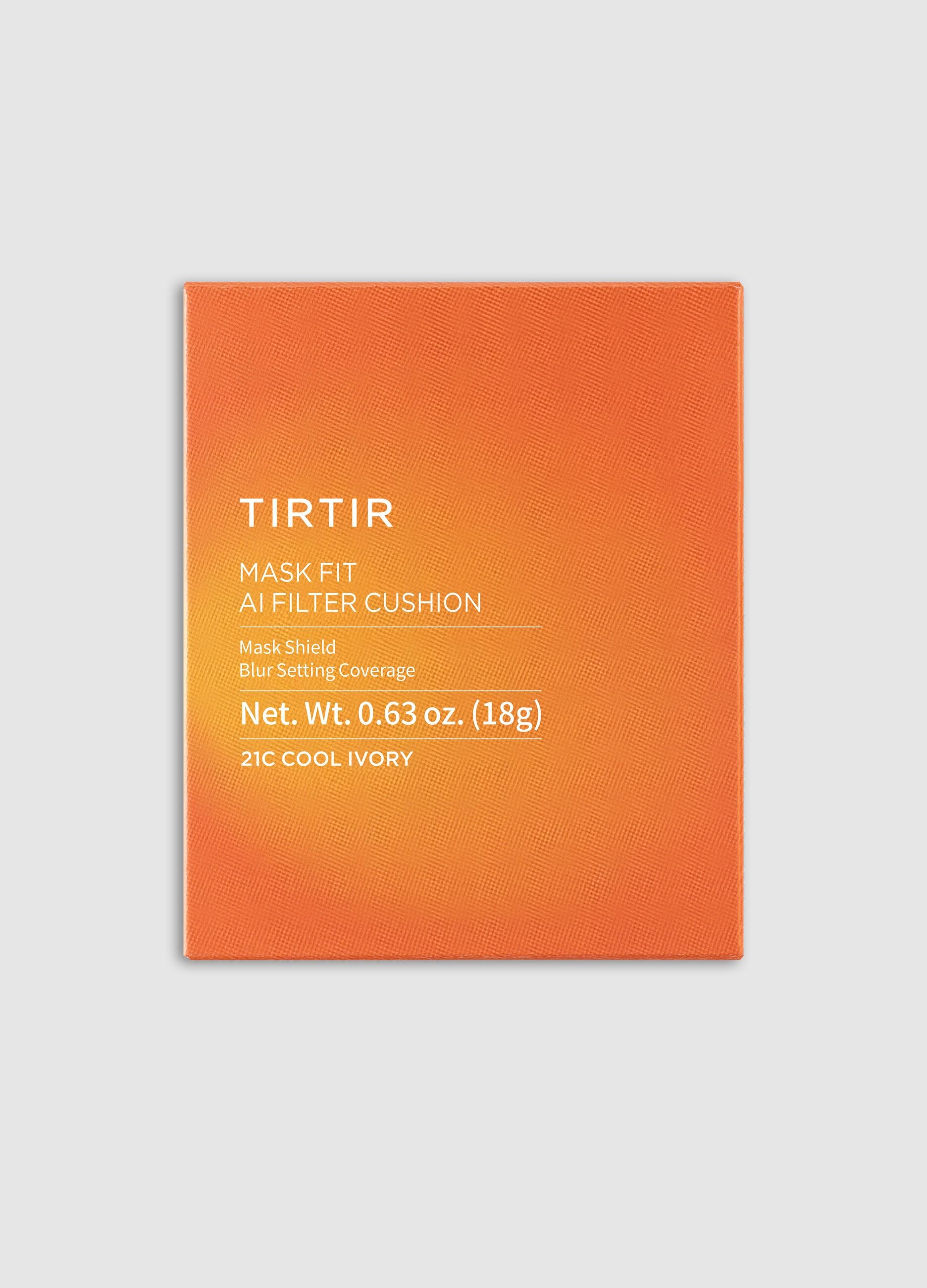 TIRTIR Mask Fit AI Filter Cushion 21C Cool Ivory 18g - Korean makeup