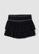 Black pure viscose skirt with ruffles_4