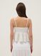 White cotton and viscose blend top with thin straps, relaxed fit_3