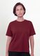 Red crew-neck T-shirt in stretch cotton-modal blend, regular fit_1