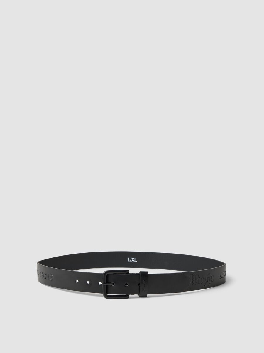100% Genuine Leather Belt &ndash; Black_0