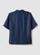 Blue pure lyocell short-sleeve shirt, regular fit_5