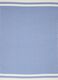 Blue pure cotton beach towel with fringes_1