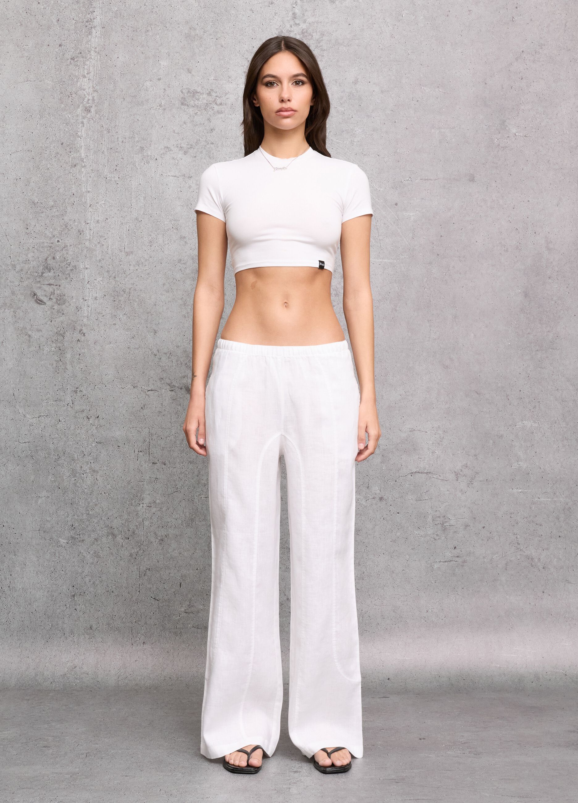 White Crop T-shirt