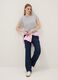 Regular-fit multicolour striped pure cotton short-sleeve T-shirt_1