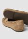 Comfortable brown genuine leather loafers_2