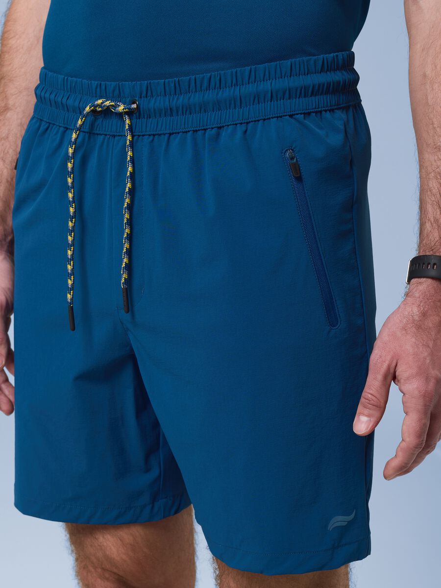 Shorts blu in tessuto elasticizzato ALTAVIA SAILING_1