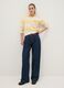 Multicolour striped cotton blend regular fit jumper_0