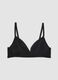 Black padded stretch-fabric bra_4