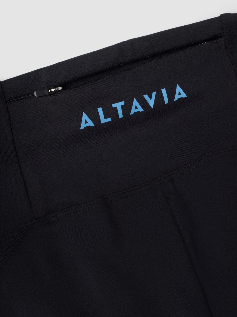 Black stretch-fabric leggings ALTAVIA RUNNING_7