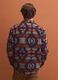 Multicolour geometric-print bowling-collar shacket, oversized fit_4