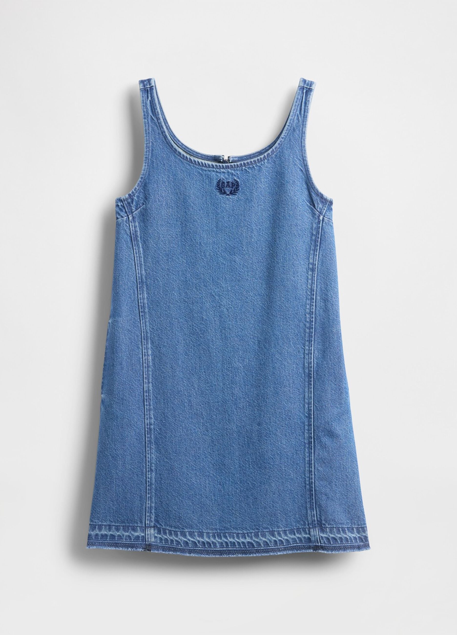 Cotton and lyocell-blend denim dress