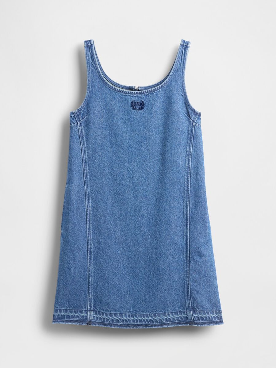 Abito in denim con logo GAP_1