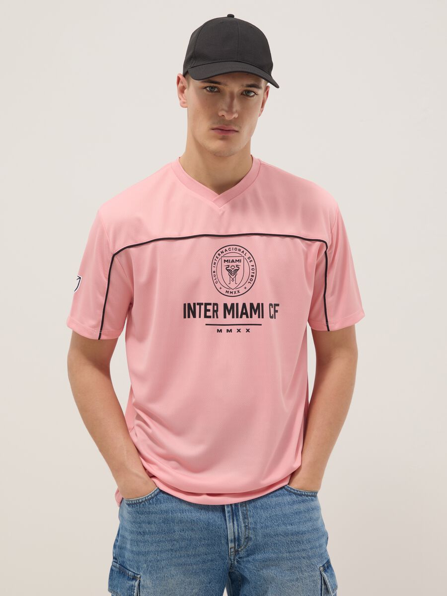 Inter Miami CF regular fit pink pure cotton T-shirt_0