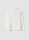 White pure organic cotton crew-neck T-shirt_1