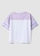 Girls&rsquo; multicolour boxy fit T-shirt with Stitch_4