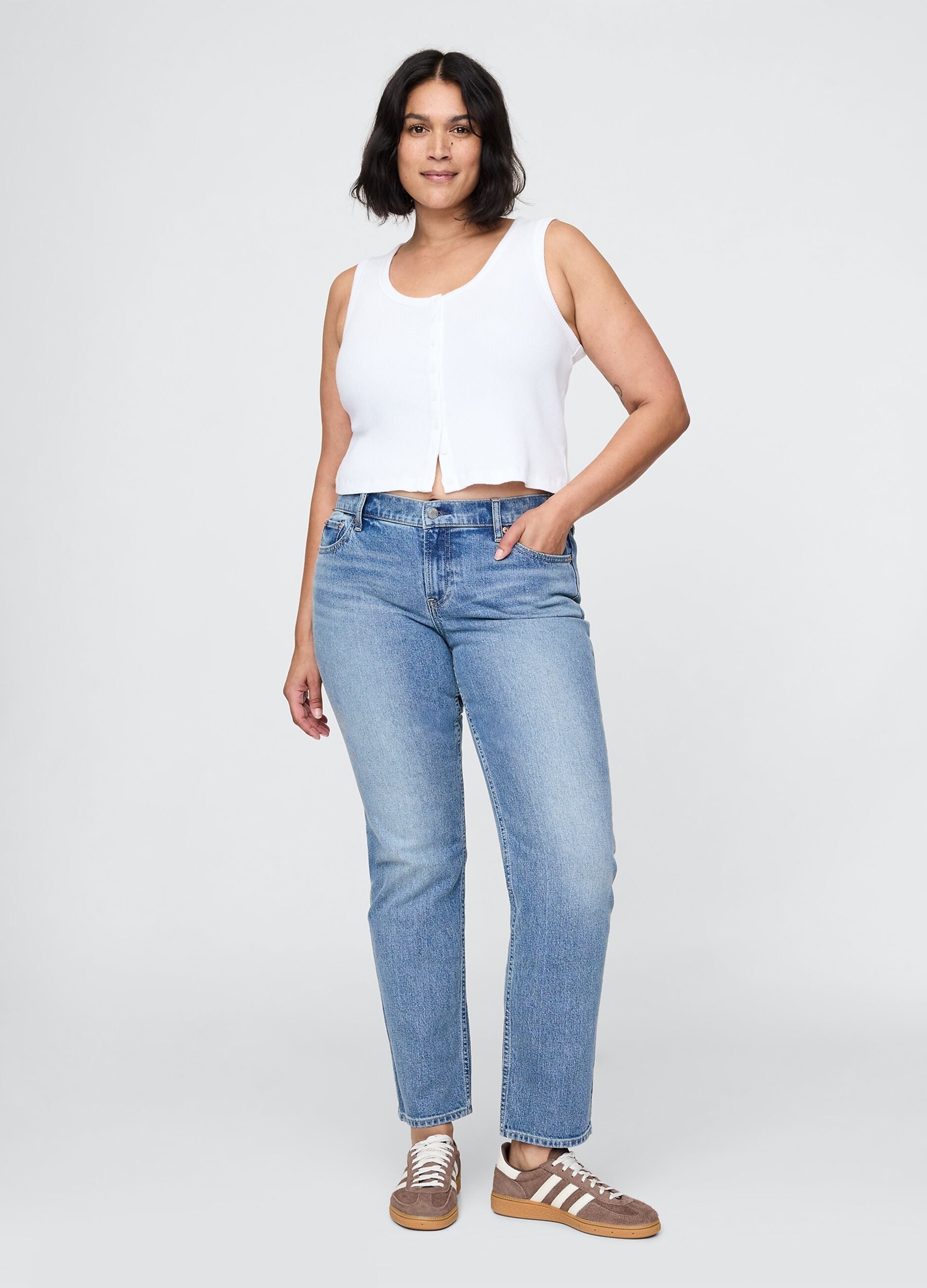 Stretch Denim Trousers