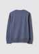 Grey crew-neck cotton-blend sweatshirt, regular fit_1