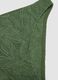 Green stretch bikini with foliage pattern_3