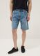 Shorts denim blu in misto cotone elasticizzato regular fit_1