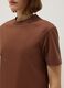 Brown pure cotton t-shirt regular fit_3
