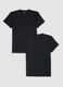 2-pack of black stretch microfibre T-shirts, regular fit_4