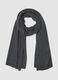 Grey pure cashmere scarf_0