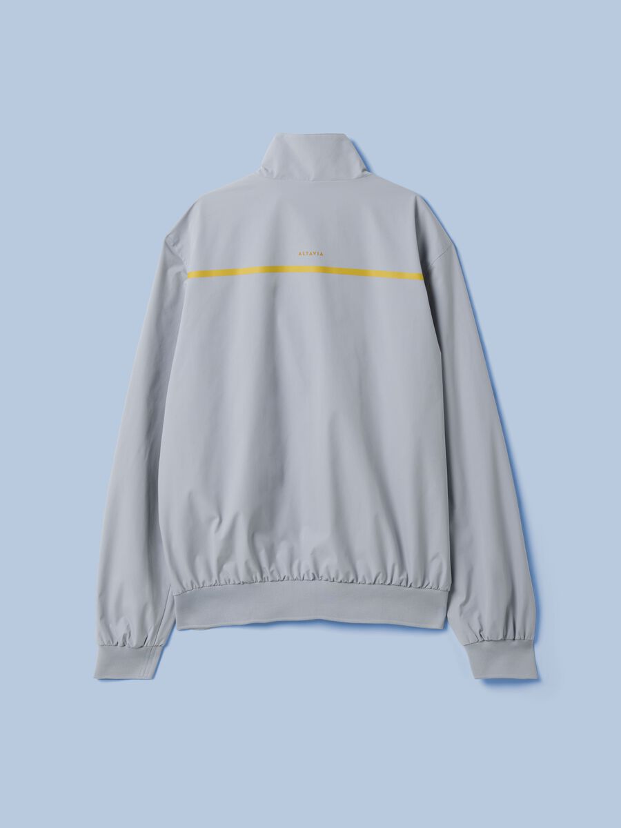ALTAVIA SAILING grey windbreaker jacket with zip_5