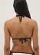 Multicolour triangle bikini top in stretch fabric_3