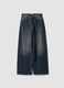 Grey pure cotton denim skater-fit jeans_0