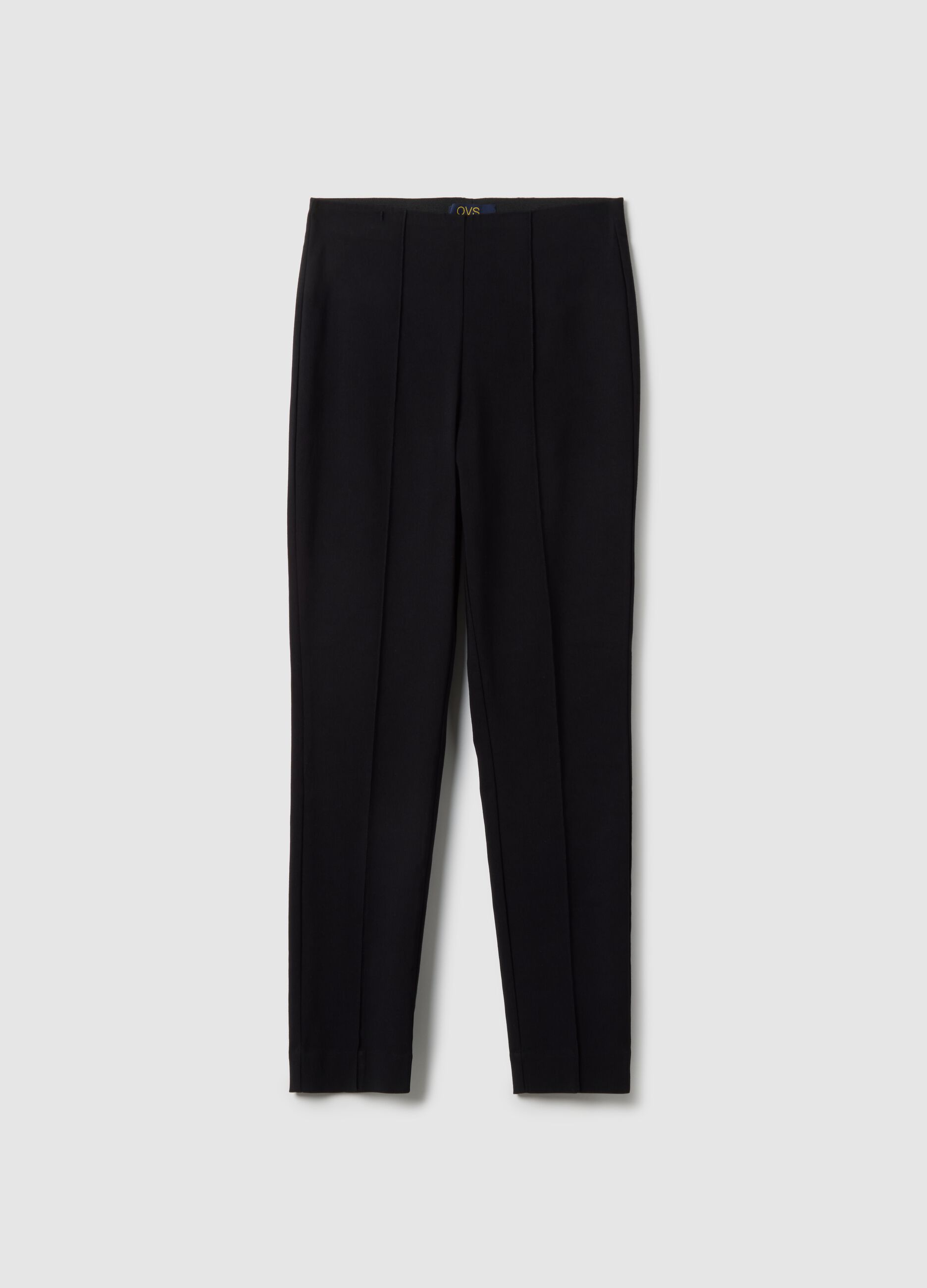 Black Slim Fit Treggings