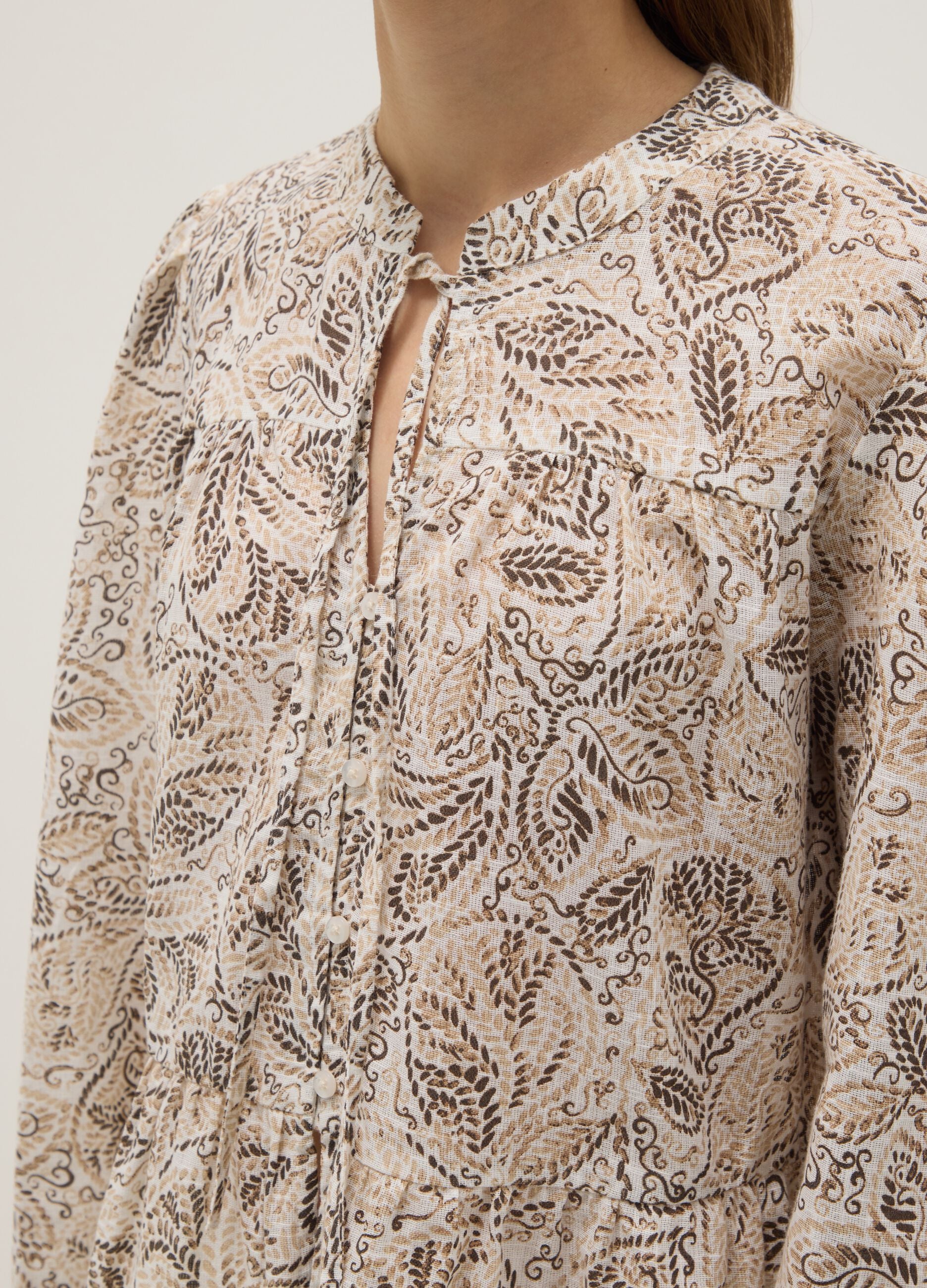 Multicolour pure cotton regular fit shirt with pattern