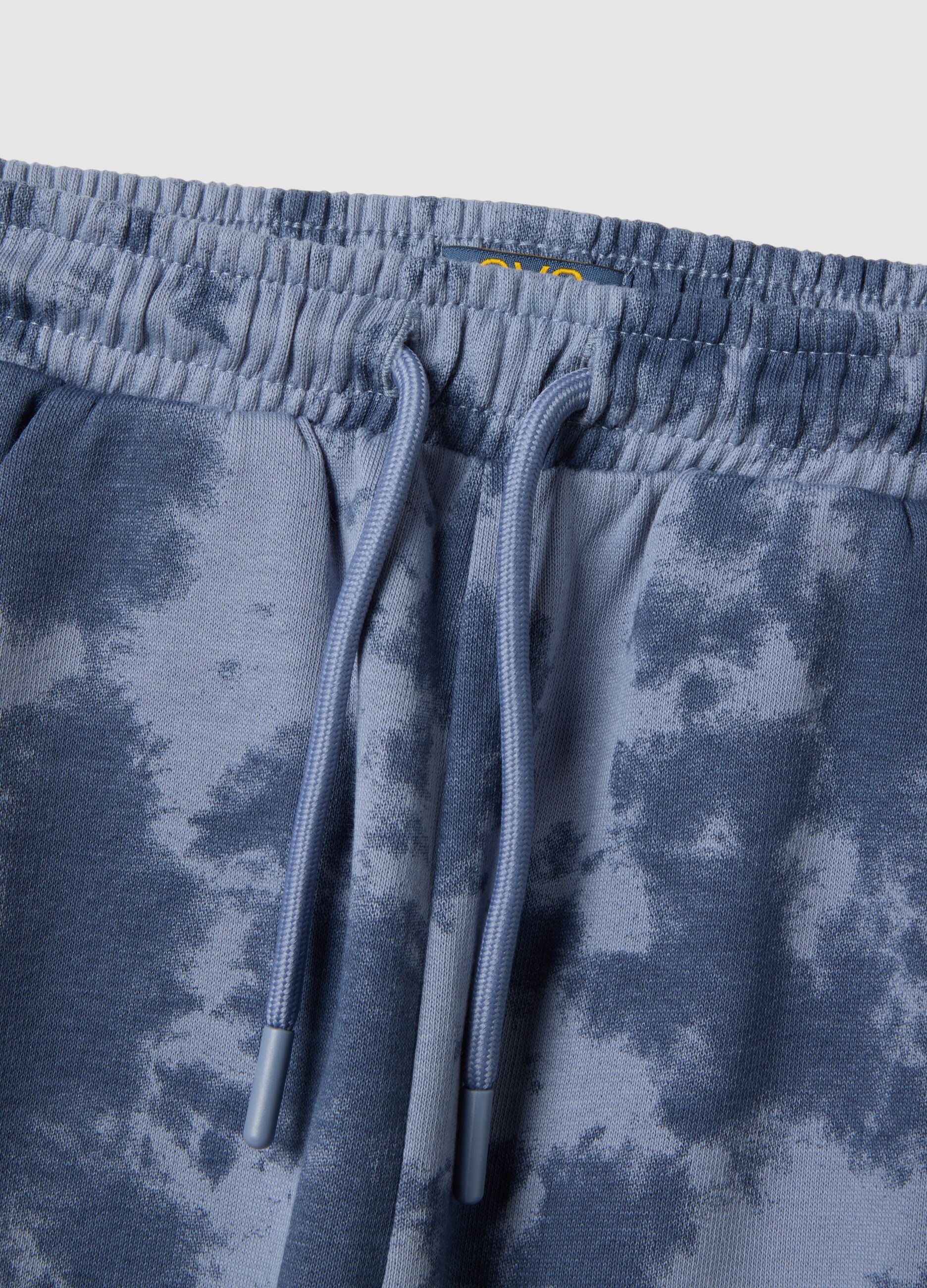 Multicolour TieDye Pure Cotton Regular Fit Children's Trousers
