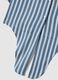 Multicolour striped regular fit pure viscose shirt_5