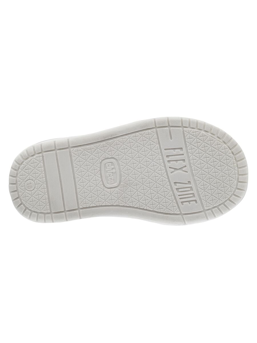 Beige Chicco sneakers with hook-and-loop strap_1
