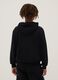 Boys' regular fit black pure cotton hoodie_1