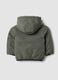 Giacca Ultralight reversibile grigia con cappuccio e zip per bimbo_3