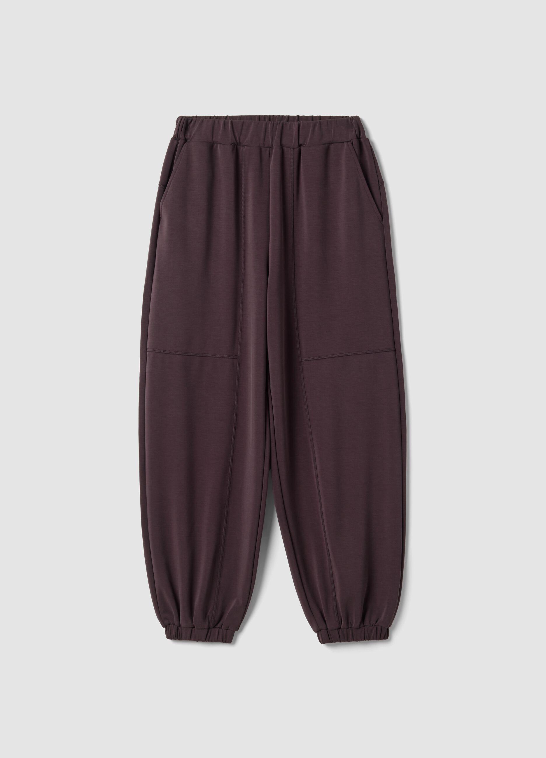 Purple soft-touch jogging bottoms ALTAVIA STUDIO