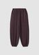 Purple soft-touch jogging bottoms ALTAVIA STUDIO_5