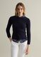 Ribbed pullover with cable-knit design_1