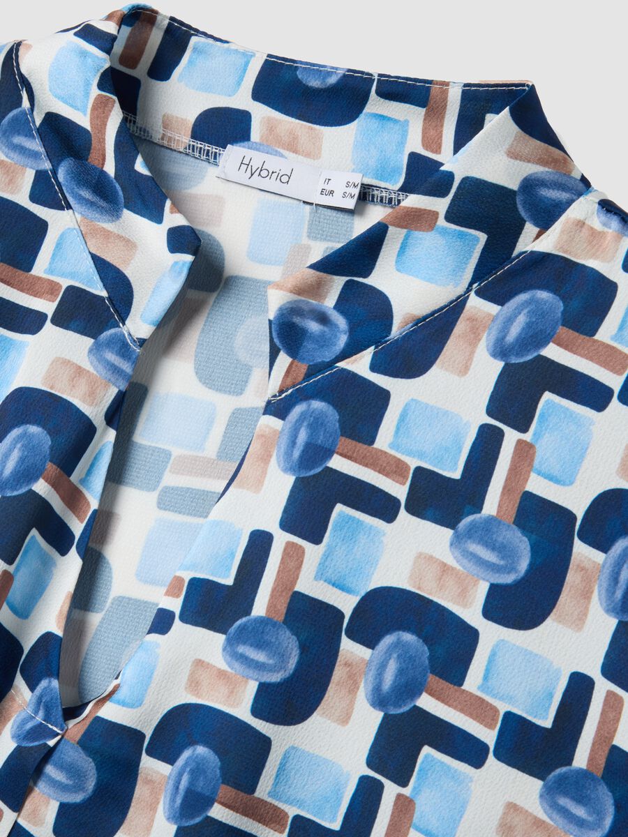 Regular-fit multicolour print blouse_5