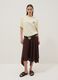 Yellow pure cotton T-shirt with contrast print, relaxed fit_2