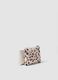 White animal-print pouch set_1