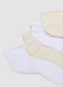 Multipack of seven white invisible socks in stretch fabric_1